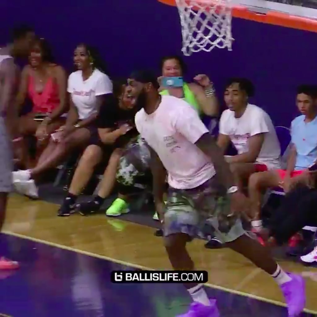 lebron james son dunk