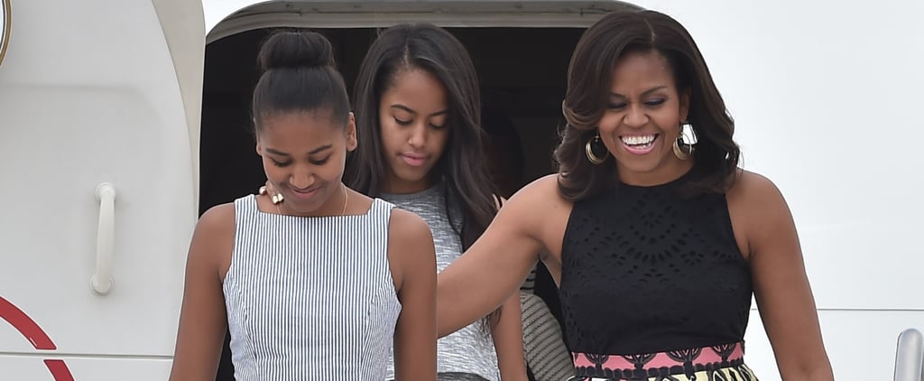 Michelle Obama Talks About Gossiping With Malia and Sasha