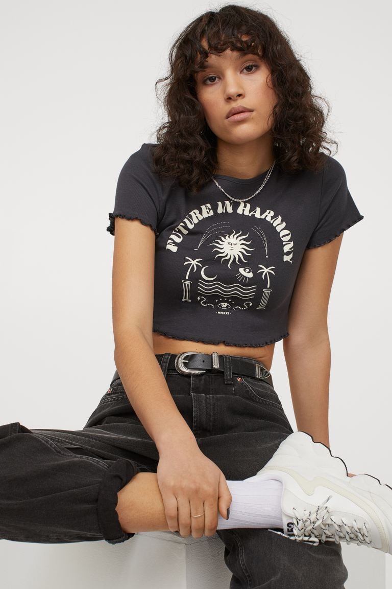 The Sexy T-Shirt: H&M Crop Top