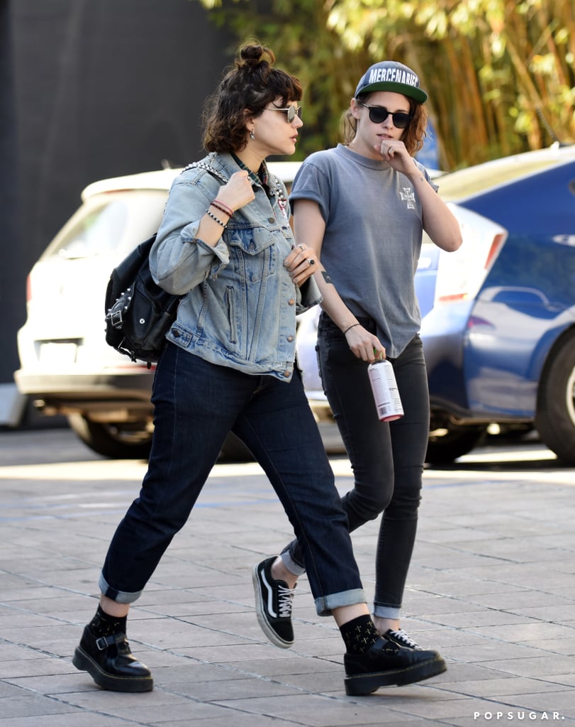 Kristen Stewart With Mystery Woman March 2016