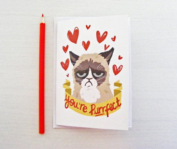 Grumpy Cat Valentines | Valentine's Day Cards For Tweens ...