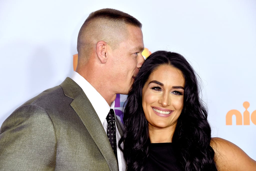 John Cena and Nikki Bella at 2017 Kids' Choice Awards