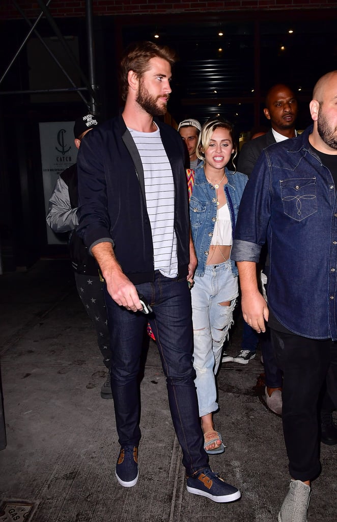 Miley Cyrus and Liam Hemsworth Out in NYC September 2016