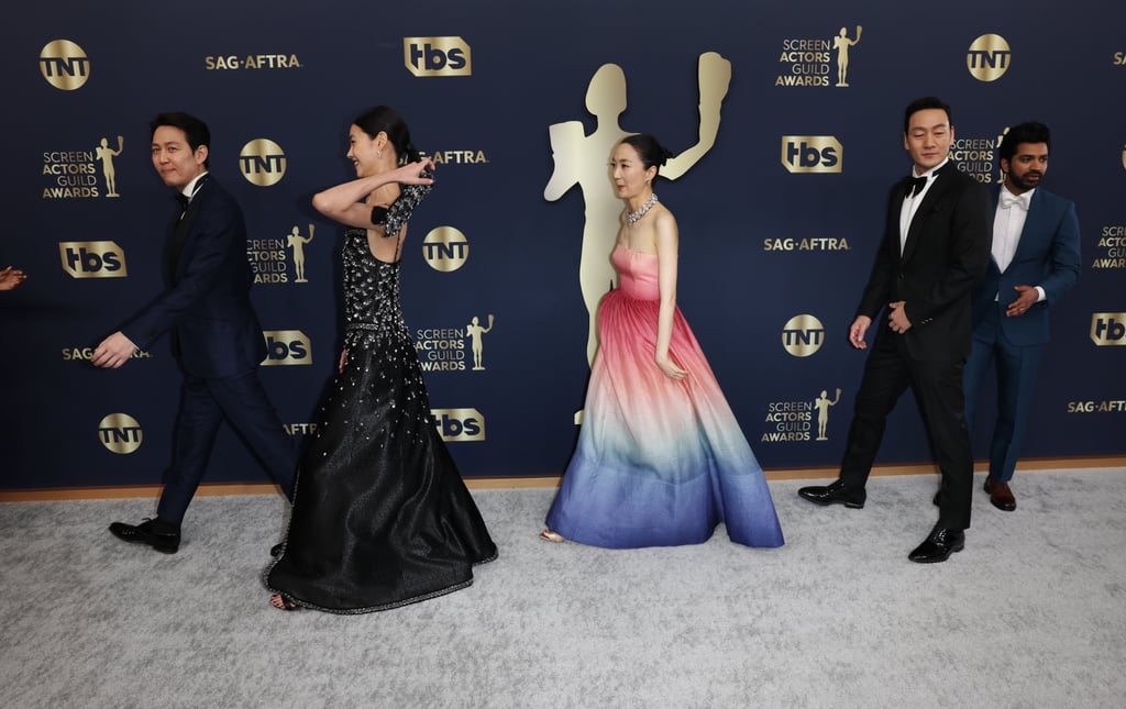 HoYeon Jung's Hidden Hair Detail at the 2022 SAG Awards