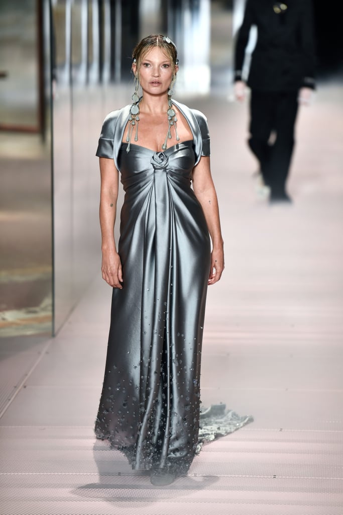 Kate Moss and Daughter Lila on Fendi Couture Runway 2021