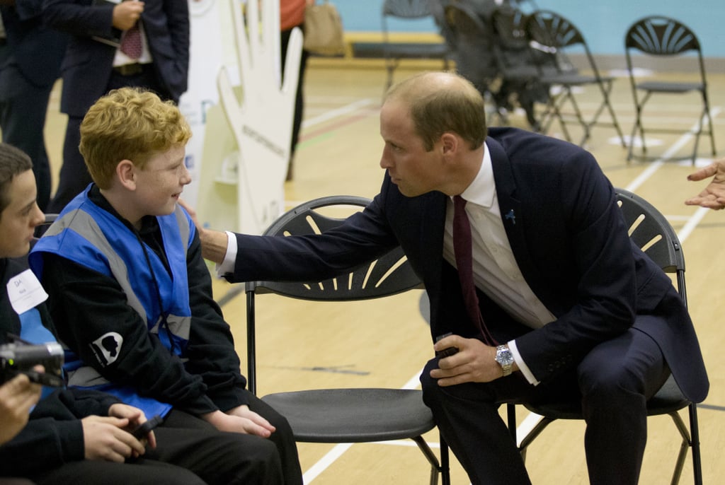Prince William Visits School in Hammersmith September 2015
