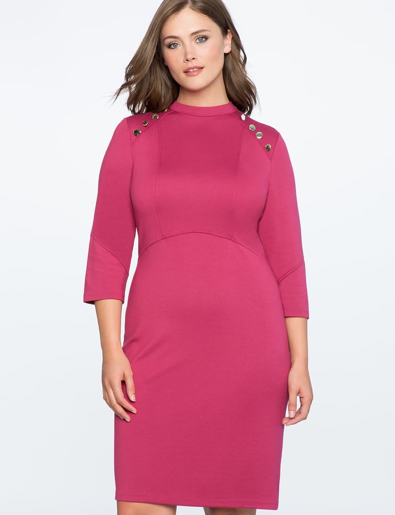 Eloquii Button Detail Dress