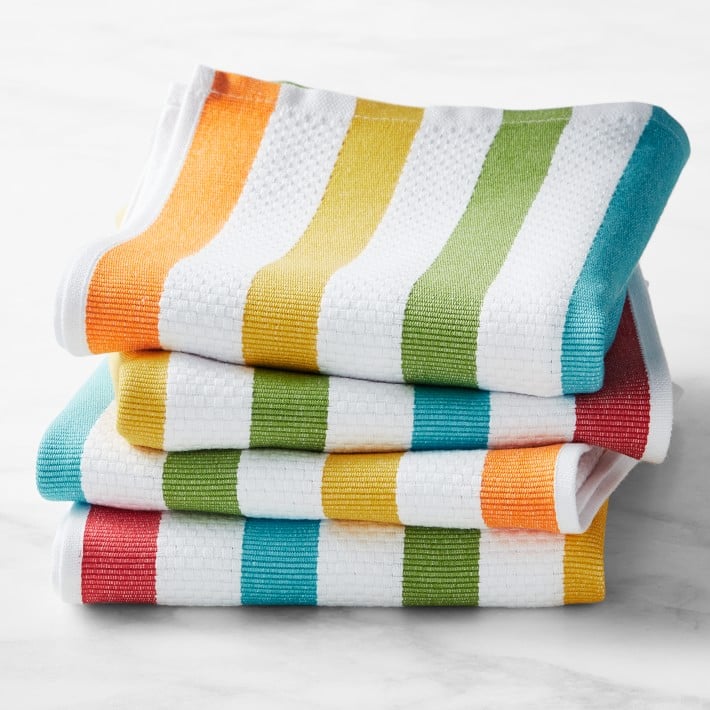 Products That Support the LGBTQ+ Community: Williams Sonoma Rainbow Stripe Towels
