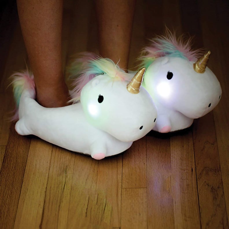 Smoko Unicorn Light Up Slippers