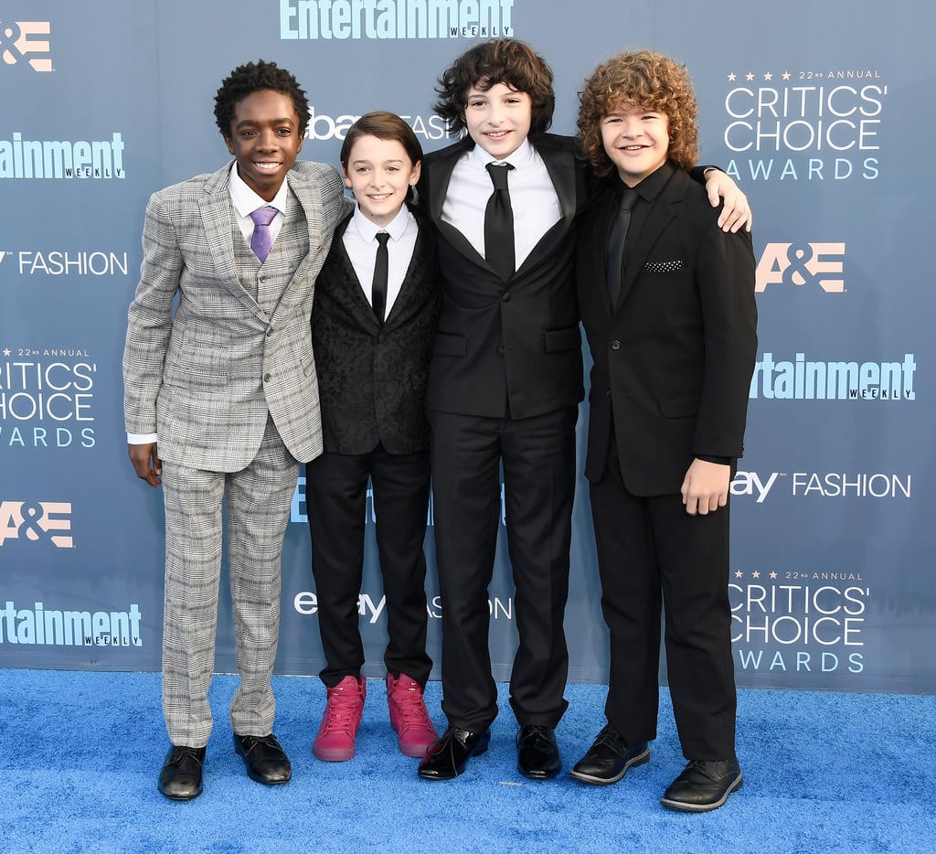 Stranger Things Cast at the 2017 Critics' Choice Awards