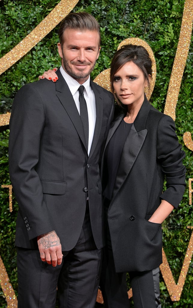 The two matched in black suits at the British Fashion Awards in November 2015.