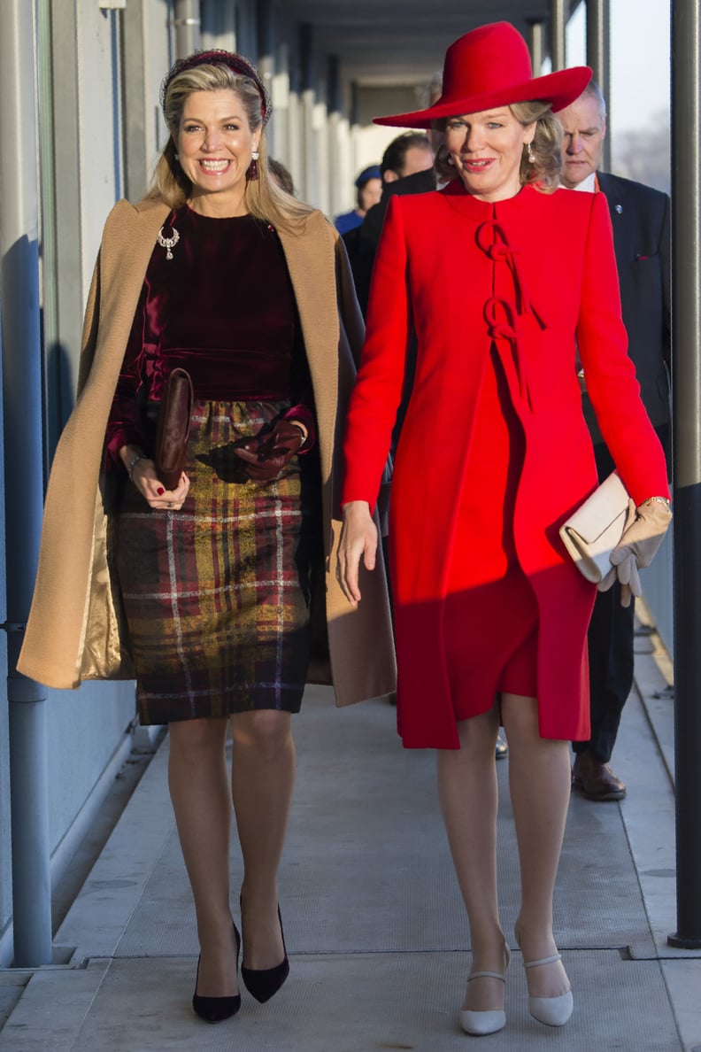 Queen Maxima and Queen Mathilde