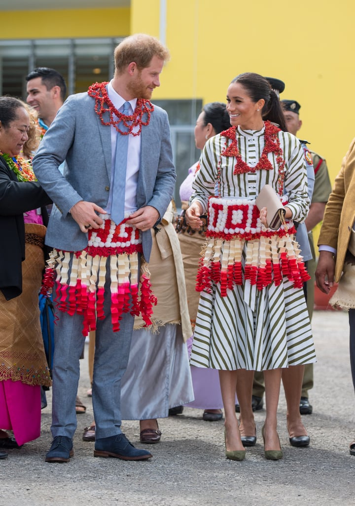 Meghan Markle Shirt Dress in Tonga 2018