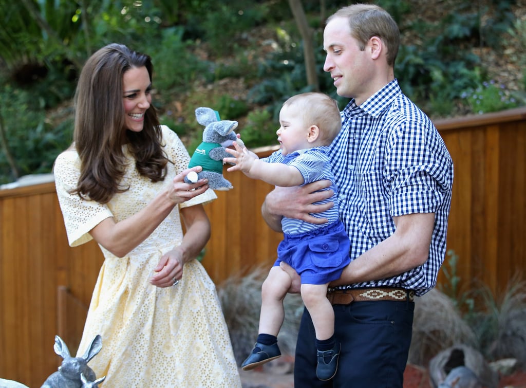 George's visit to the Taronga Zoo in Sydney, Australia, on April 20.