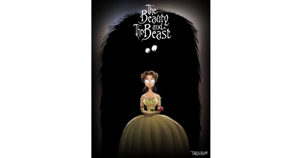 Tim Burton Inspired Belle Best Disney Princess Fan Art Popsugar Love And Sex Photo 69