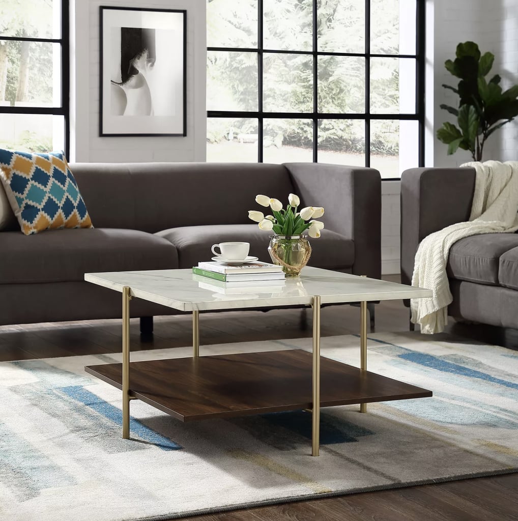 Midcentury Square Coffee Table Best SmallSpace Furniture From Target
