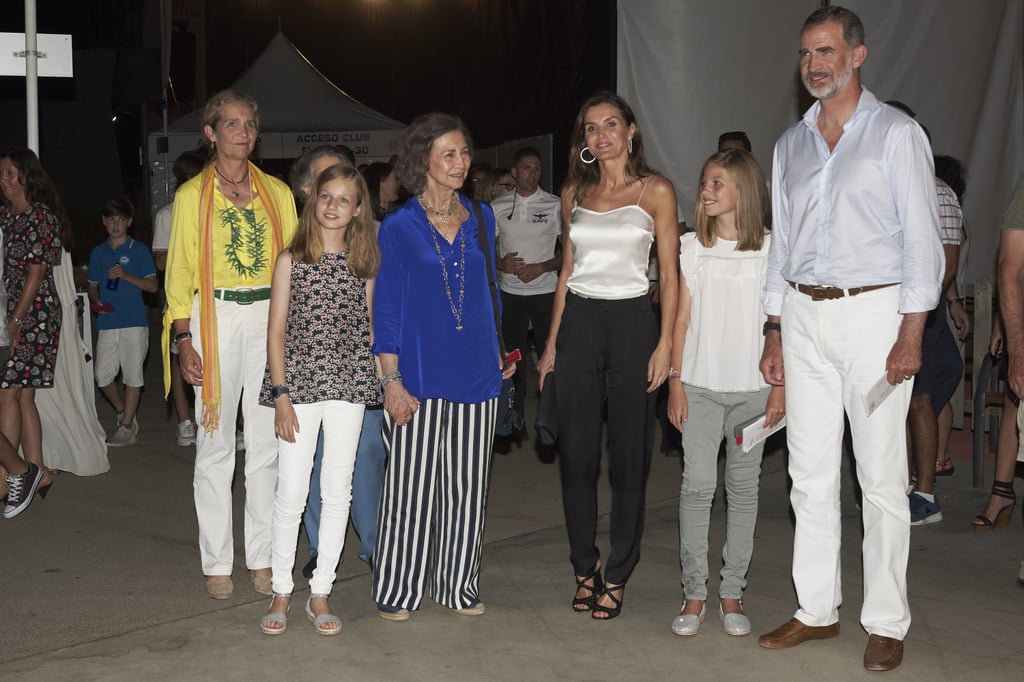 Queen Letizia's Black Sandals at Ara Malikian Concert 2018