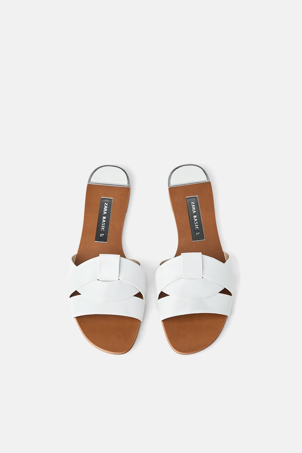 zara tan slides