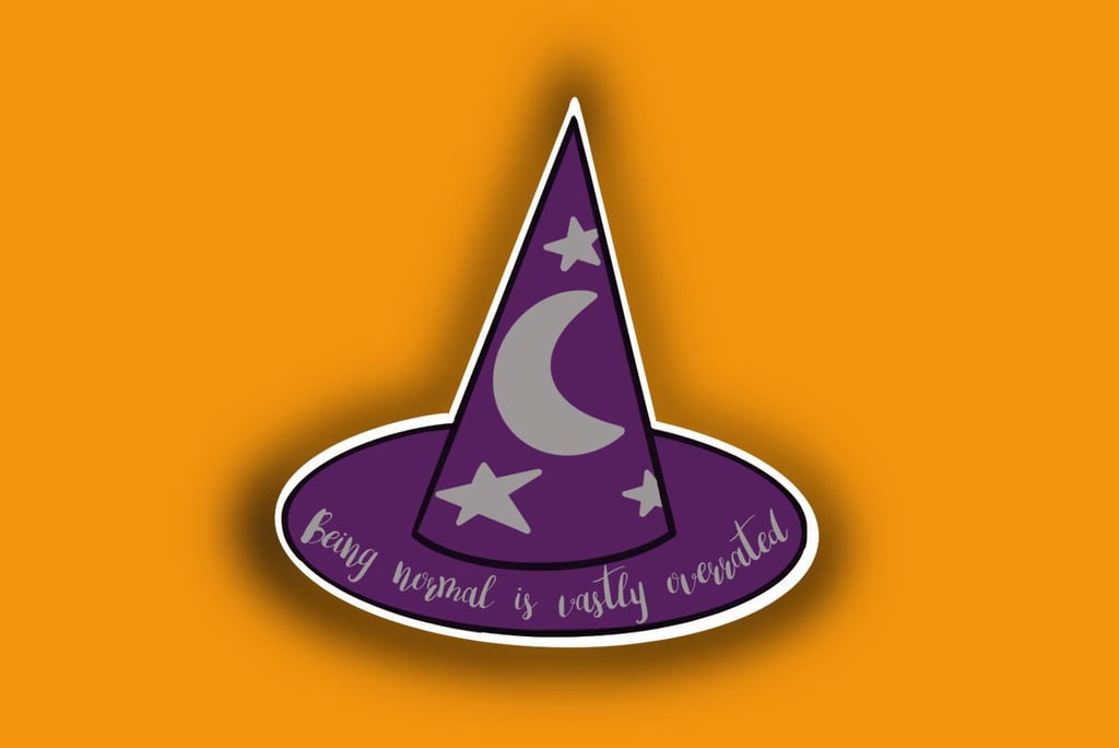 Halloweentown Marnie Cromwell Witch Hat Sticker