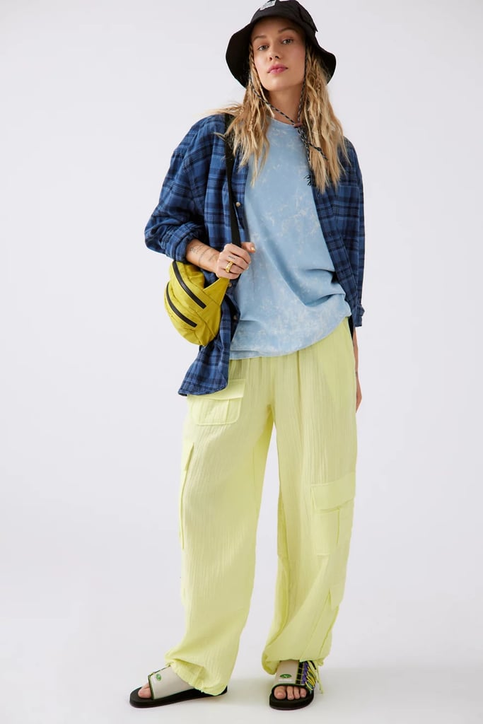 Pull-On Parachute Pants: Urban Outfitters Saylor Pull-On Cargo Pant
