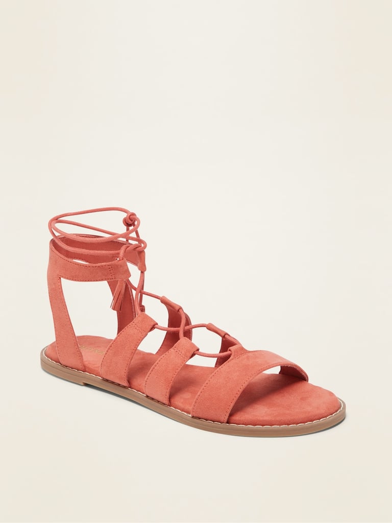 old navy pink sandals