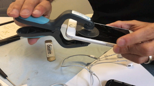 Buh-bye, old screen. | On-Demand iPhone Screen Repair ...