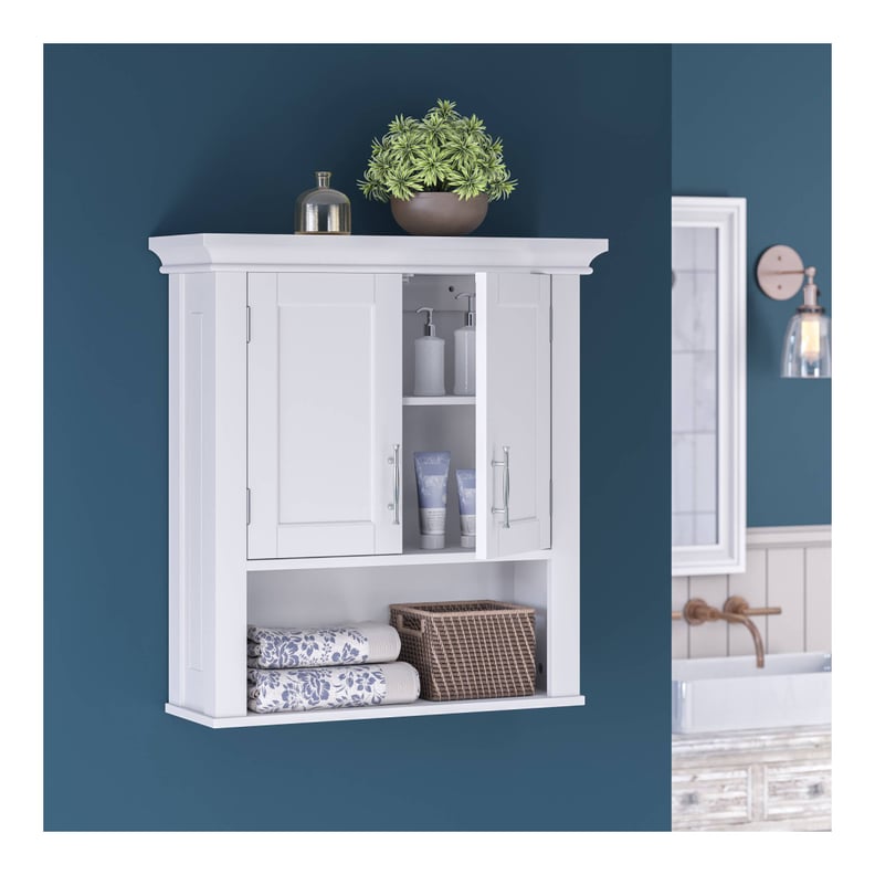 A Wall Cabinet: RiverRidge Home Somerset Two Door Wall Cabinet With Open Shelf