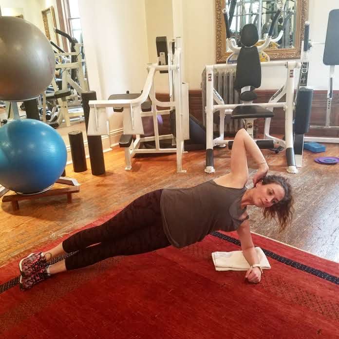 Side Plank Oblique Crunches