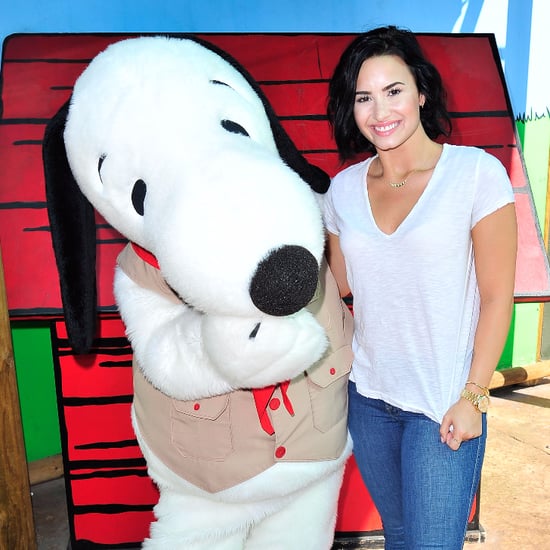 Demi Lovato Celebrates Birthday at Knott's Berry Farm