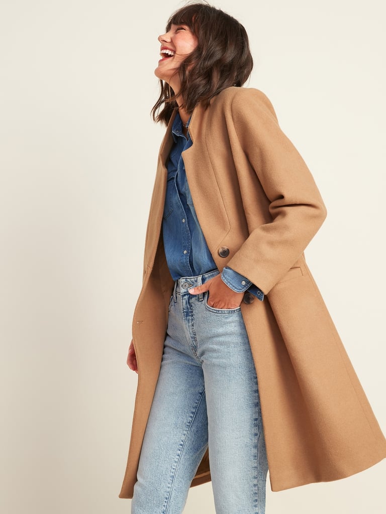 Old Navy Oversized Soft-Brushed Overcoat