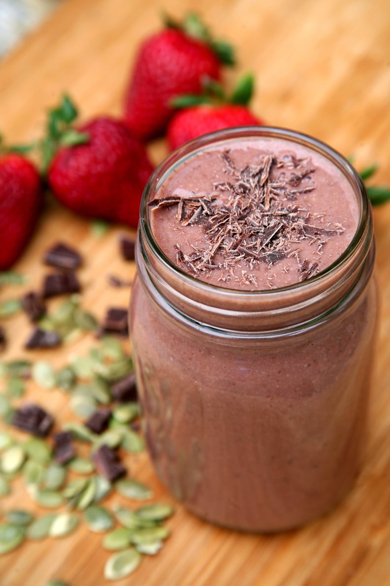 Chocolate Strawberry Banana Smoothie