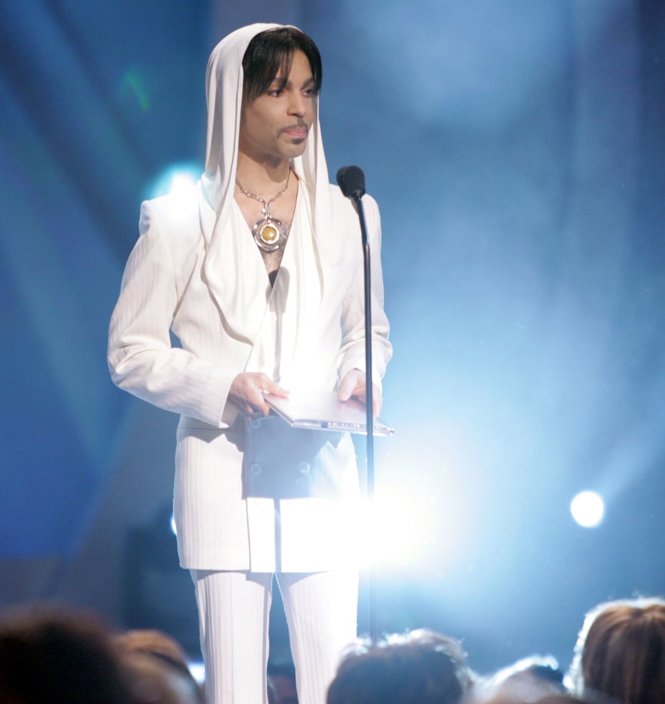 Prince looked relaxed and happy when he presented at the People's Choice Awards in January 2005.