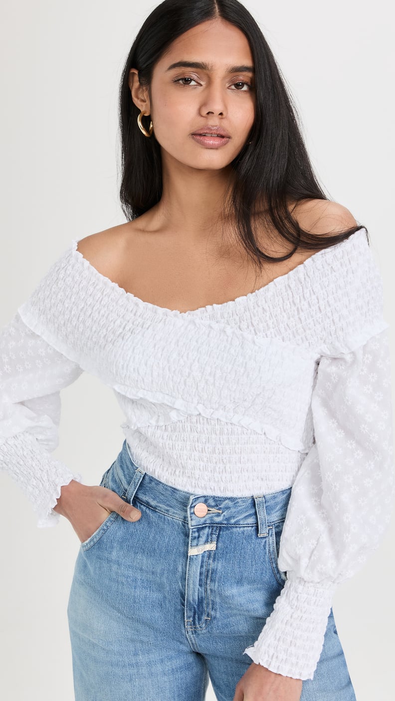 An Off the Shoulder Top: BB Dakota Victoriously Yours Top
