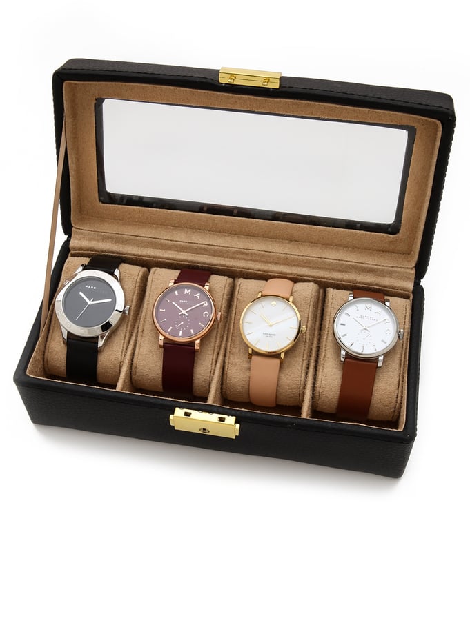 Gift Boutique Genuine Leather 4 Watch Case