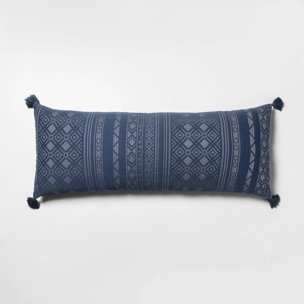 Oversized Oblong Pillow in Navy | No 