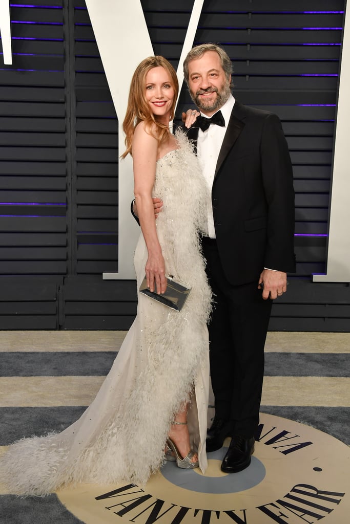 Judd Apatow and Leslie Mann at the Vanity Fair Oscar Party