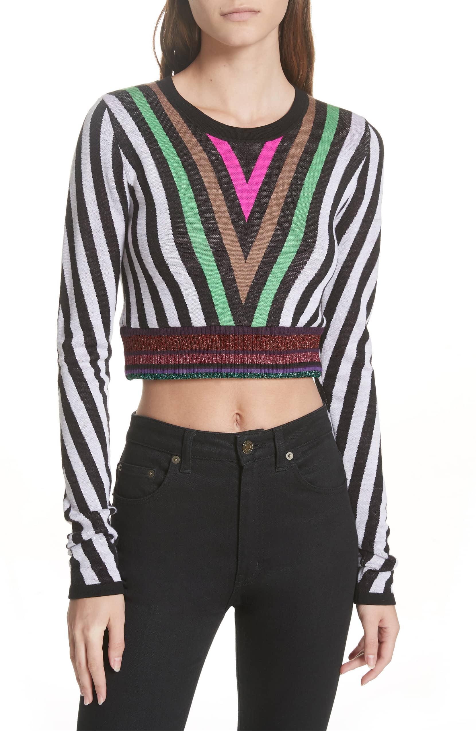 conjunto tumblr deportivo  Sweater fashion, Stripes fashion, Crop top  hoodie