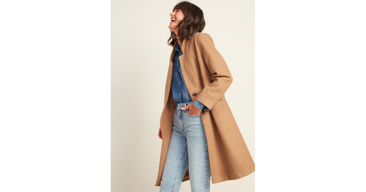 Oversized soft brushed overcoat old navy Clearance