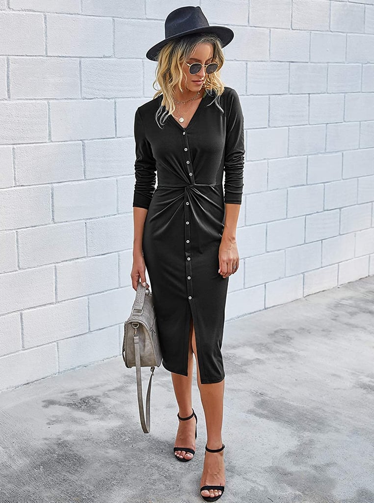 A Flattering Midi Dress