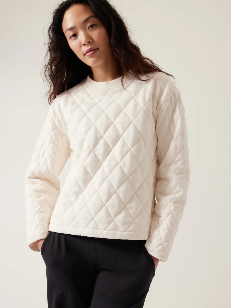 Retroplush Quilted Crewneck Sweatshirt