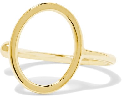 For something that's sleek and modern, opt for this Sarah & Sebastian Open Oval Gold Ear Cuff ($220).