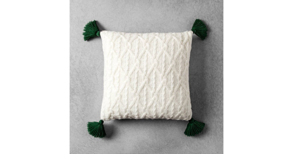 Hearth & Hand With Magnolia Knit Tassel Throw Pillow Joanna Gaines