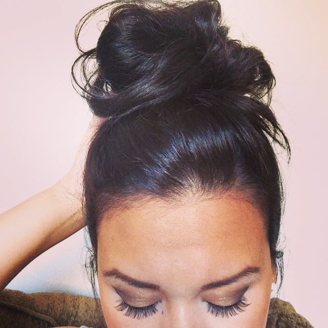 When this becomes your go-to hairdo.