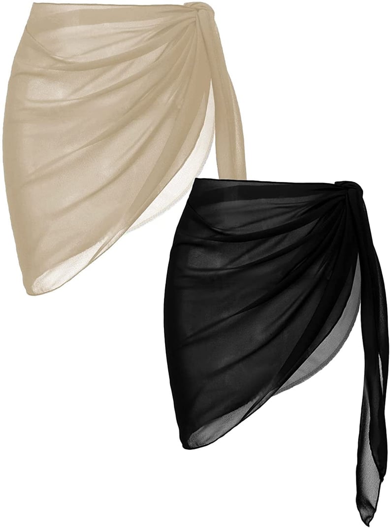 Beach Sarongs: Ekouaer Sheer Wrap Skirt Beach Sarongs