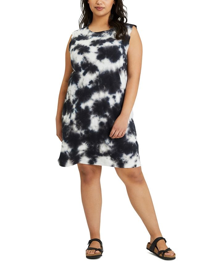 Sanctuary Printed Tie-Dye Sleeveless Dress ($89)