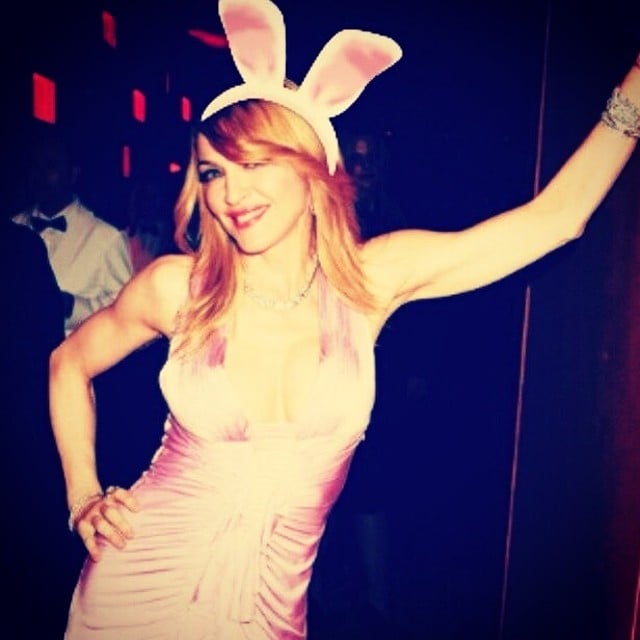Madonna looked like a Mean Girls-style bunny.
Source: Instagram user madonna