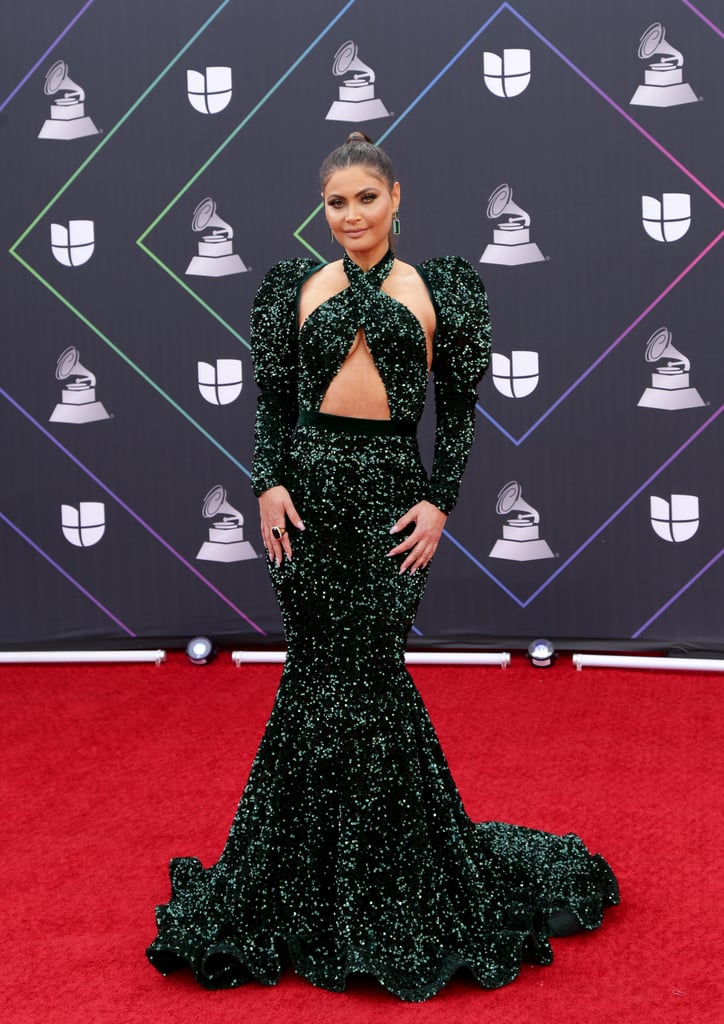 Chiquis at the 2021 Latin Grammys