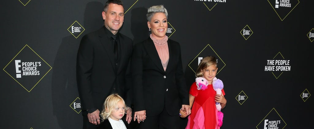 Pink and Her Kids at the 2019 People's Choice Awards Photos