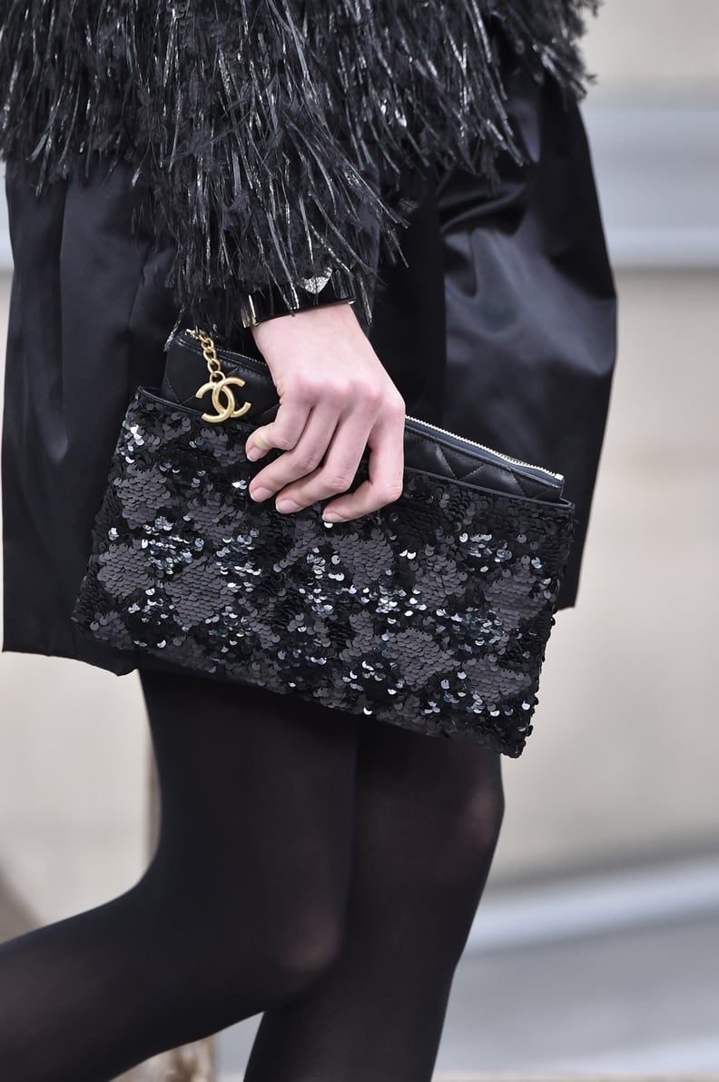 A Chanel Bag on the Runway During Paris Fashion Week