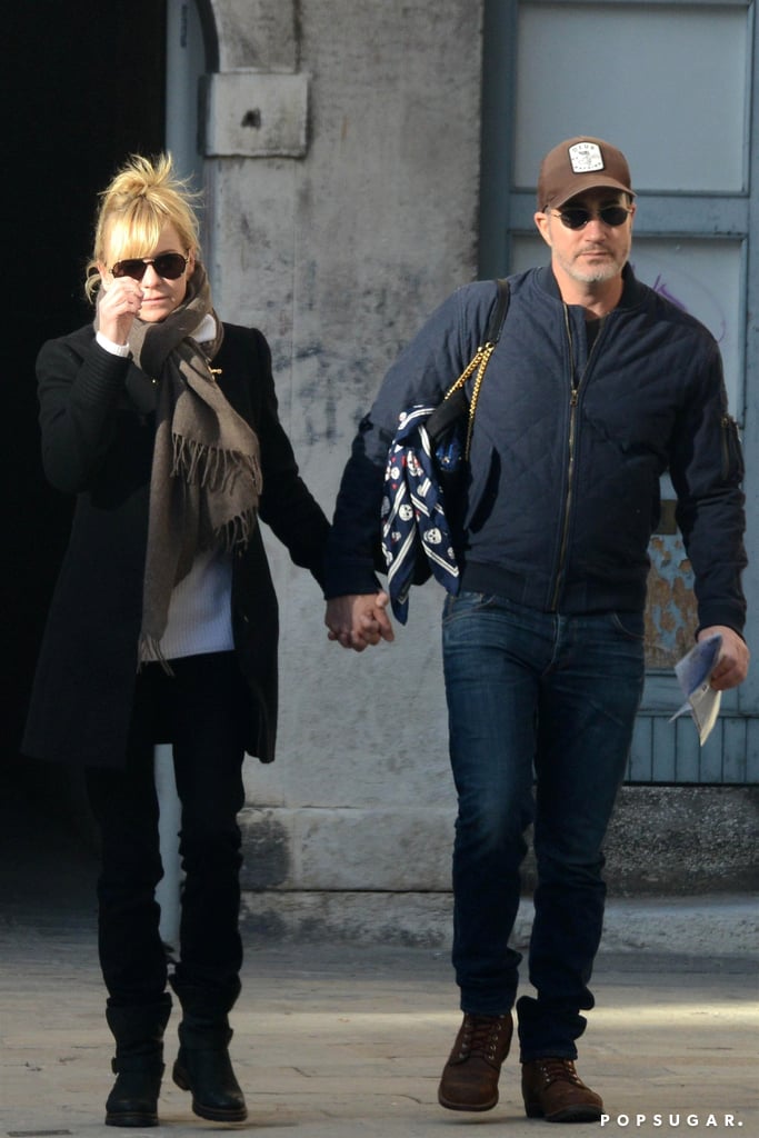 Anna Faris and Michael Barrett in Italy Pictures Nov. 2017
